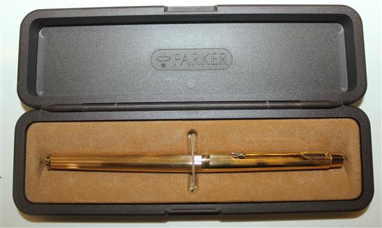 Parker pen and pencil set and 1 other Parker pen